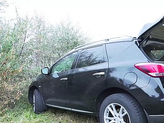 Of age mother fucks enclosing in enclosing holes alfresco